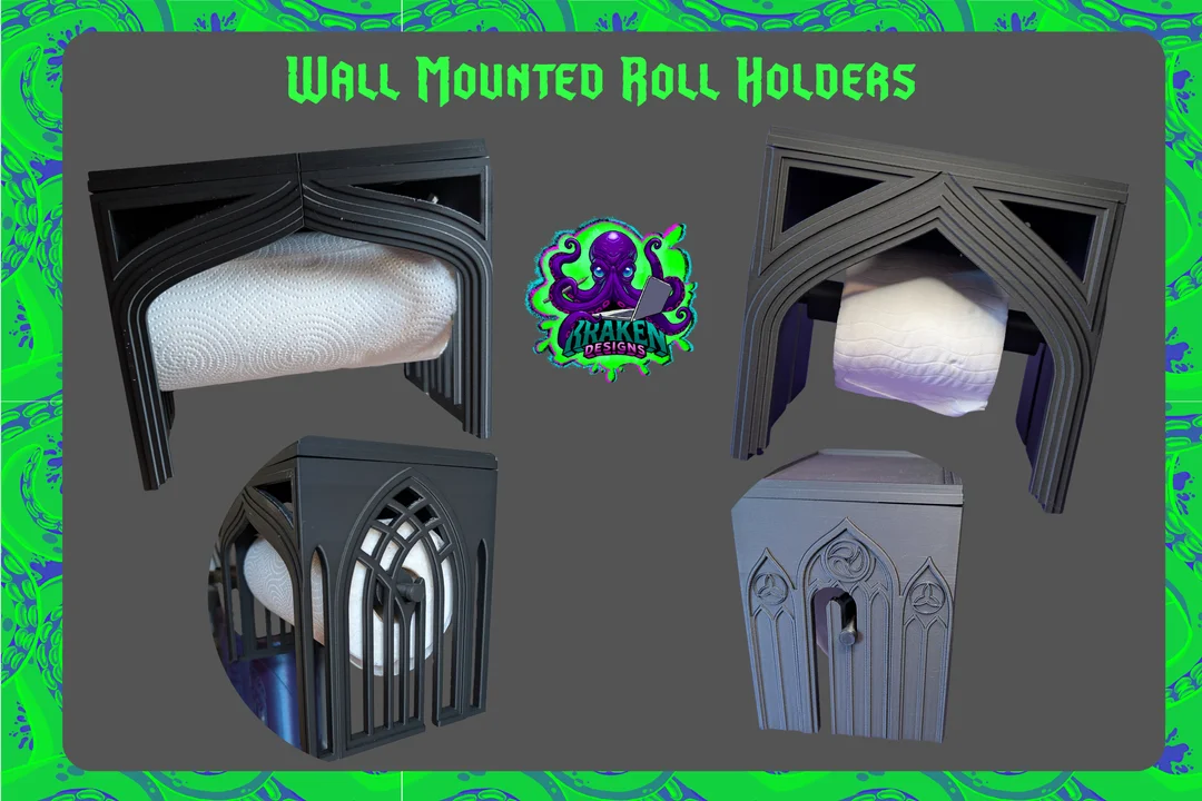Gothic Wall Mounted Roll Holders
