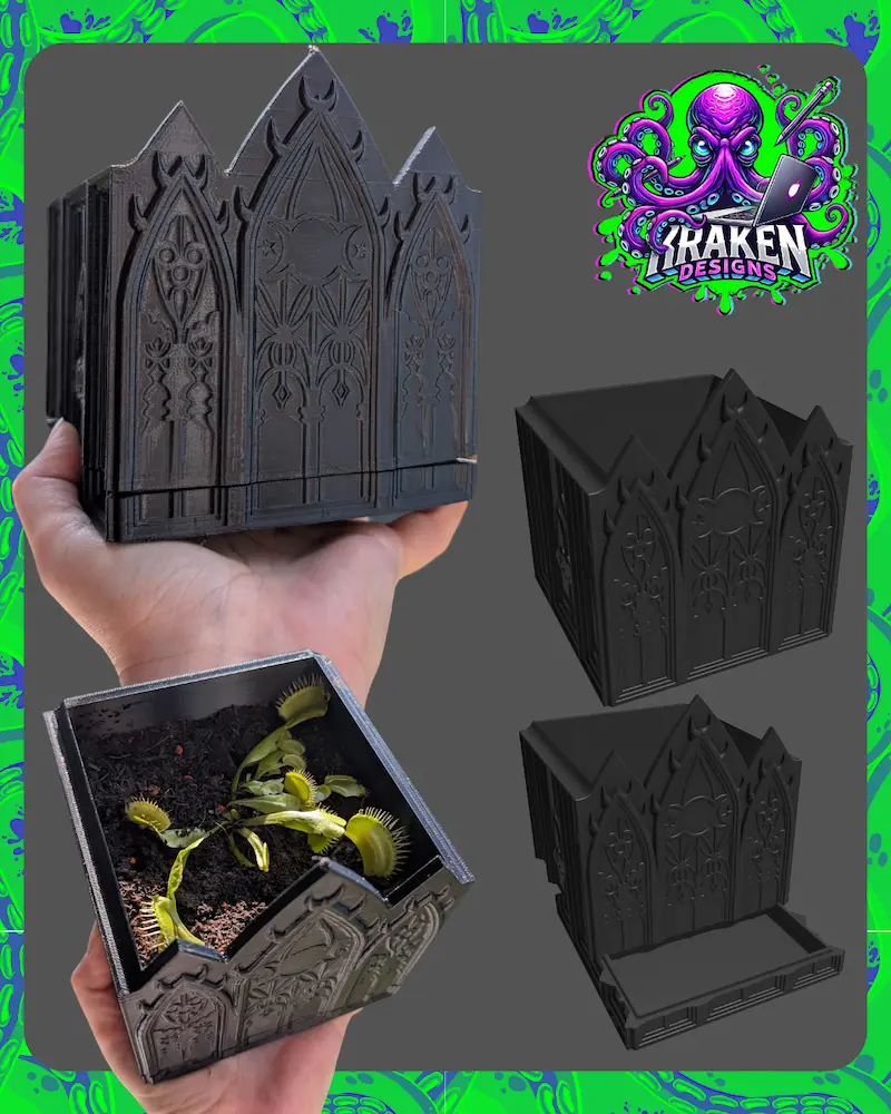 Gothic Cathedral Planter
