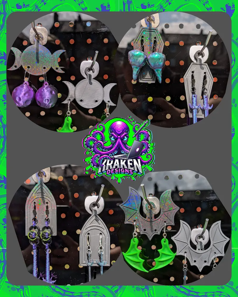 Gothic Jewelry Display Cards