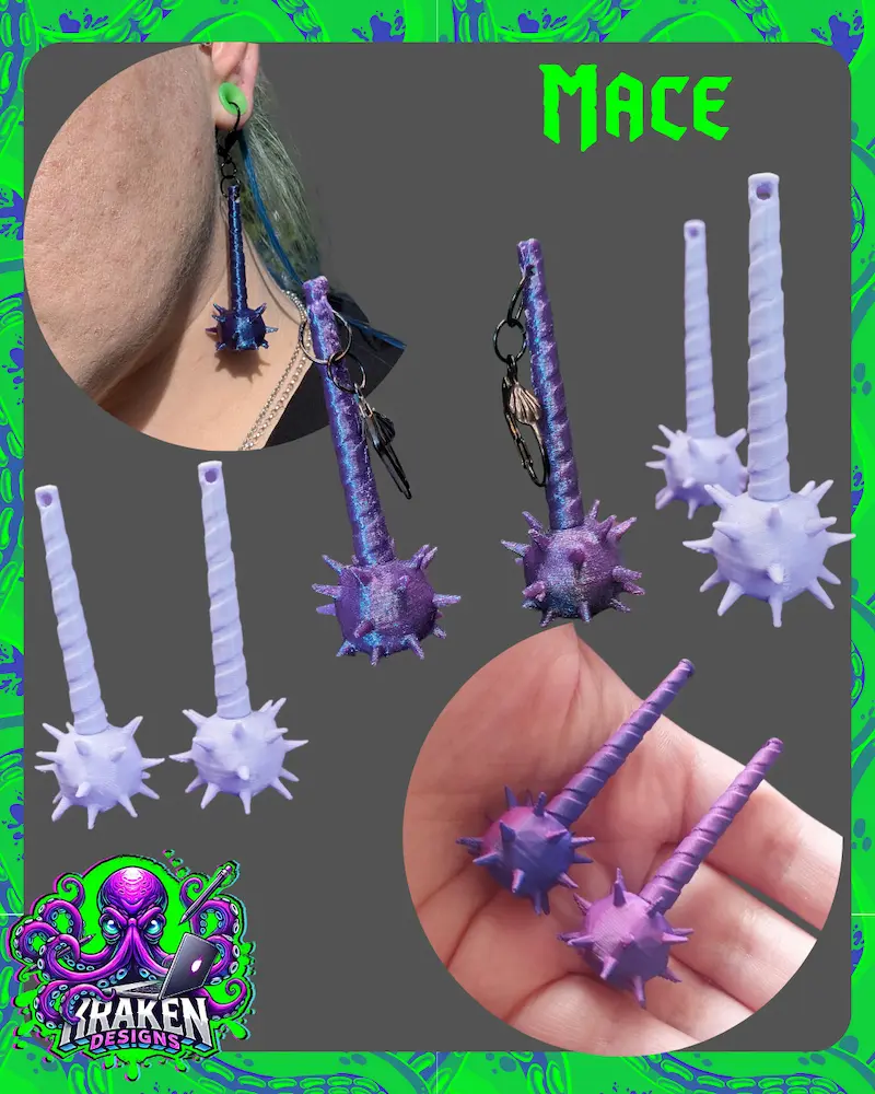 Mace Earrings