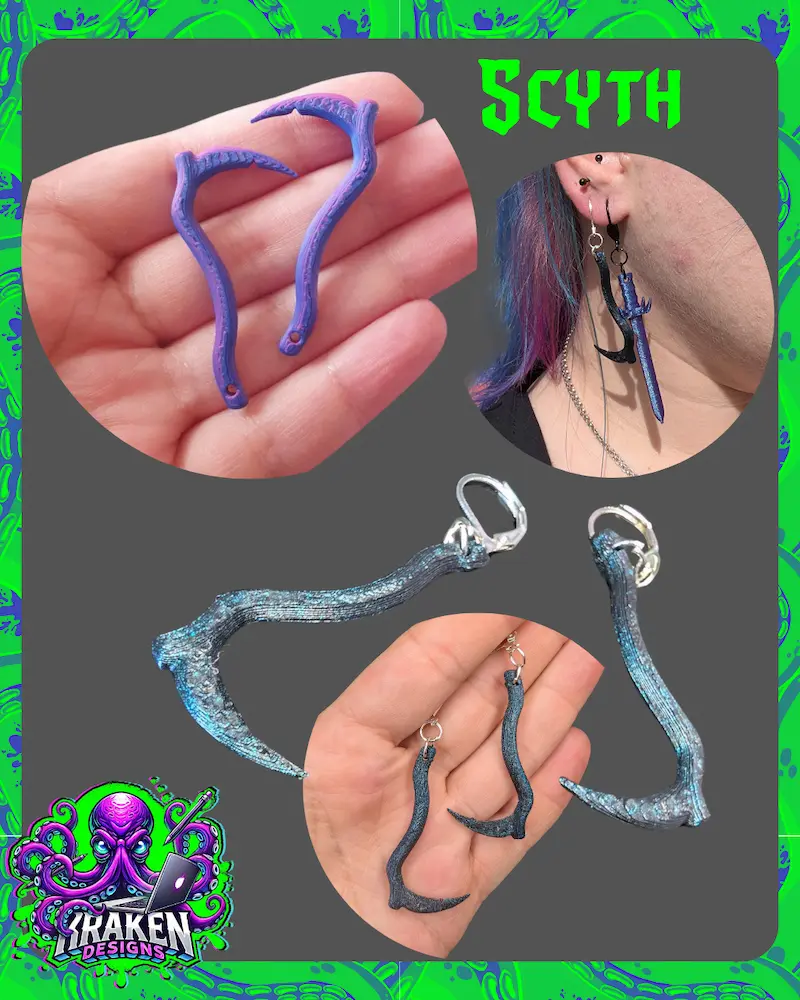 Scythe Earrings