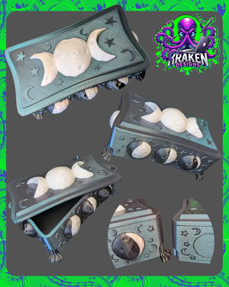 Moon Phase Trinket Box