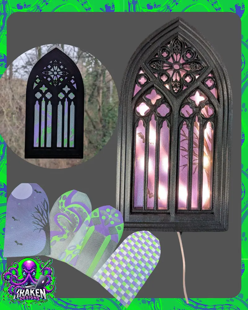 Cathedral Window Light Box/Window Hanger