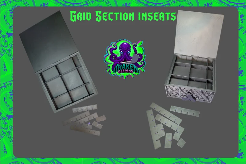 Grid Storage inserts for Hobby Box
